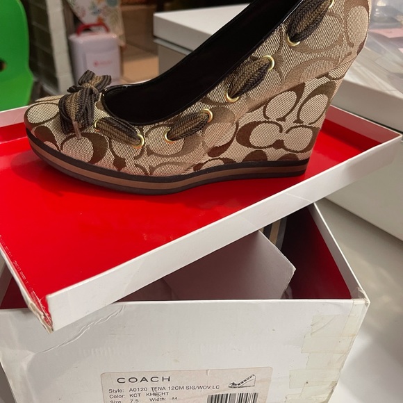 Women’s Coach wedges - Picture 4 of 8
